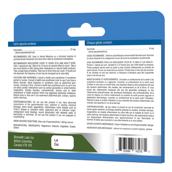 BIOHEALTH 通便配方剂 - 10片