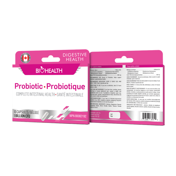 Probiótico para la salud digestiva