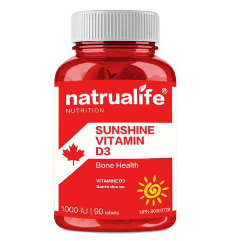 Vitamine D3 solaire 1000 UI - 90 comprimés